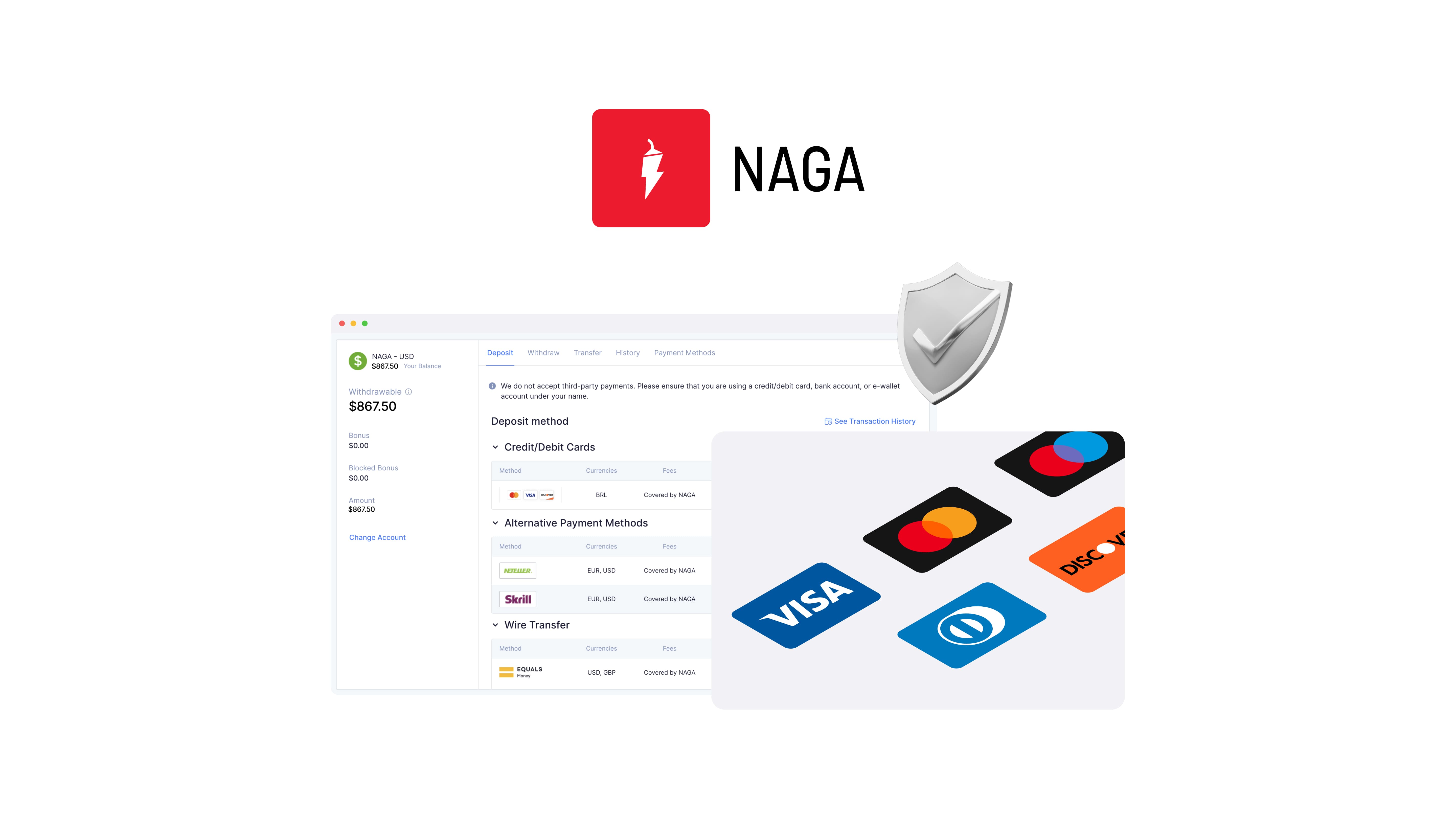 NAGA Deposit Methods Secure and Convenient Ways to Fund Your Account
